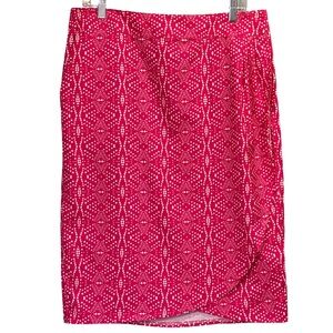 Ripskirt Hawaii Dark Pink Quick Dry Wrap Skirt Large